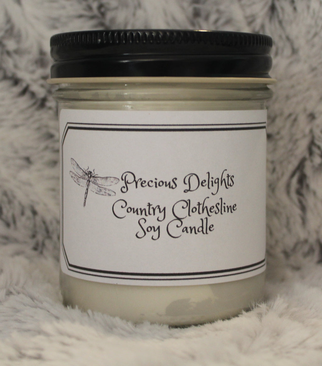 1 Country Clothesline 8 oz Candle