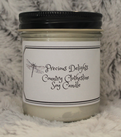 1 Country Clothesline 8 oz Candle