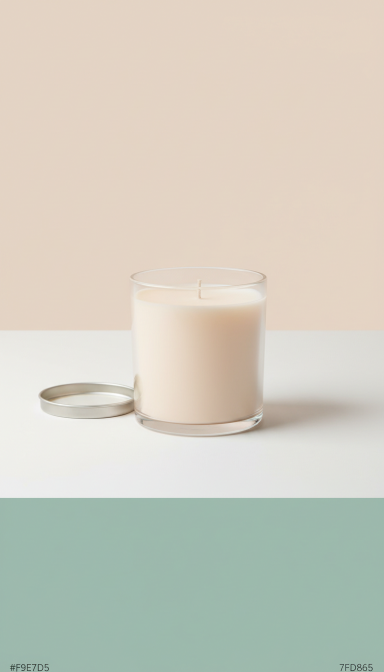 Peach Cream Soy Candle